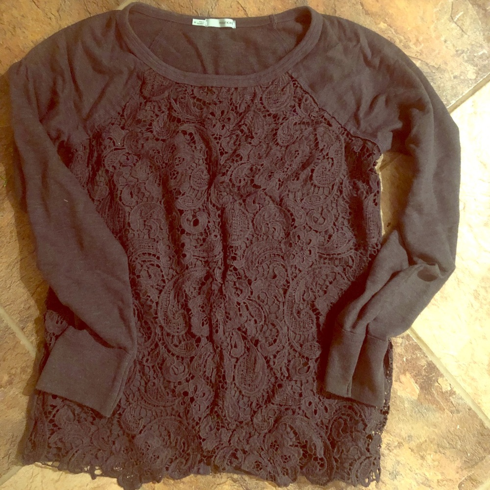 Lace sweater